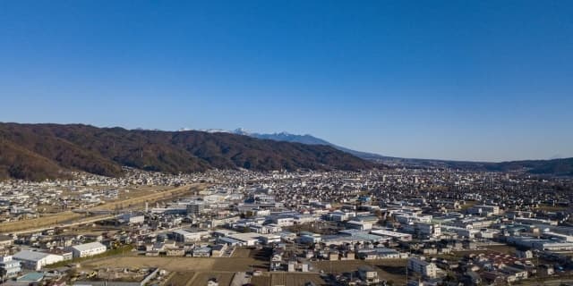 長野県 岡谷市 風景